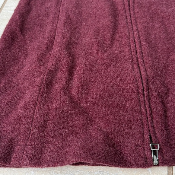 Ibex Reese Merino Wool Sweater Tunic Jacket Redwood Heather Size M - Picture 6 of 16